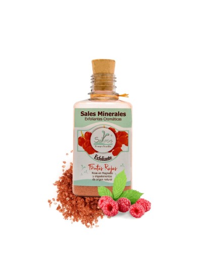 Sales minerales exfoliantes Frutos Rojos