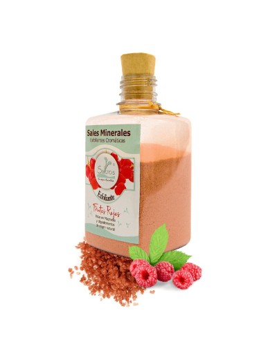 Sales minerales exfoliantes Frutos Rojos