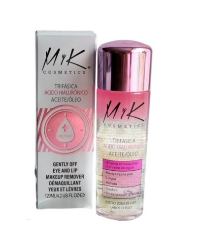 Agua micelar bifásica myk cosmetics