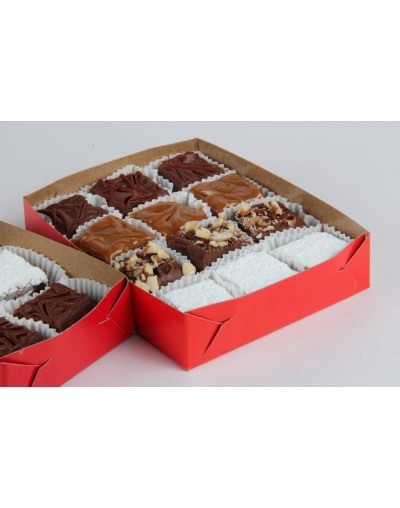 Caja mini brownies x 12 unidades
