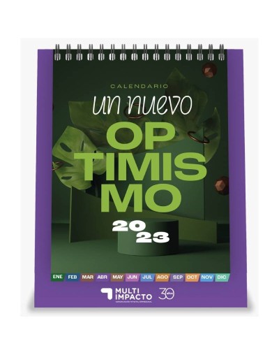 Calendario de escritorio “un nuevo optimismo” 2023