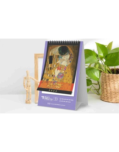 Calendario escritorio de arte universal gustav klimt 2023