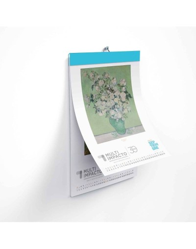 B02 calendario de arte de lujo pared vincet van gogh 2023