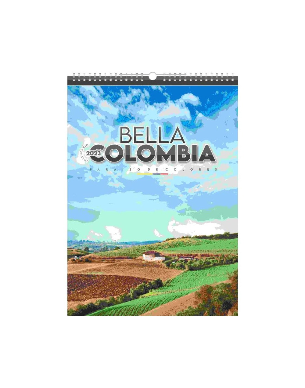 Calendario bella colombia paraíso de colores 2023