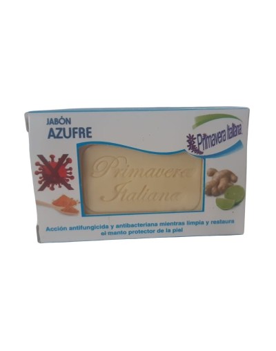 Jabón azufre antibacterial