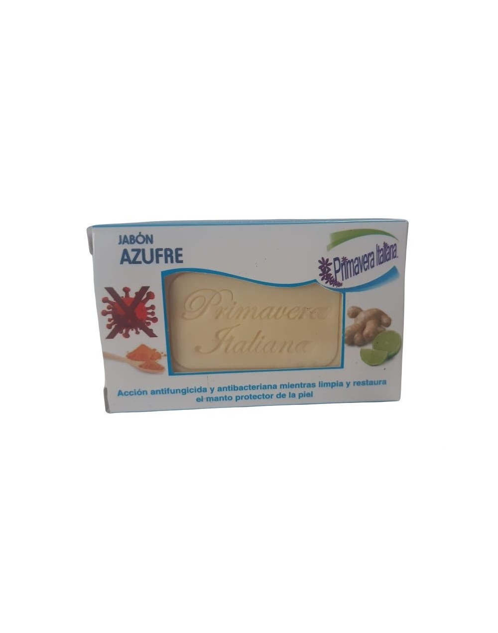 Jabón azufre antibacterial