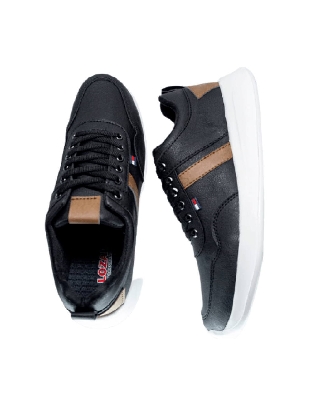 Zapato deportivo en cuero 