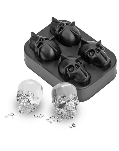 Molde de calavera moldes chocolate en silicona para hielo