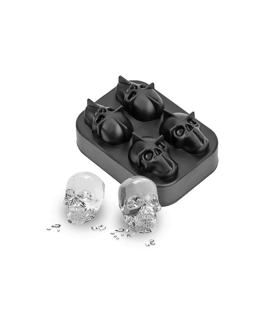Molde de calavera moldes chocolate en silicona para hielo