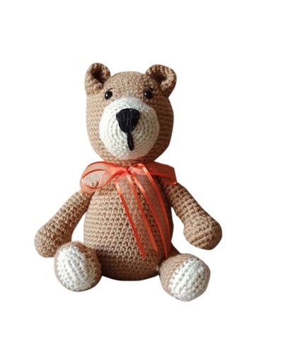 Oso lucas en amigurumi