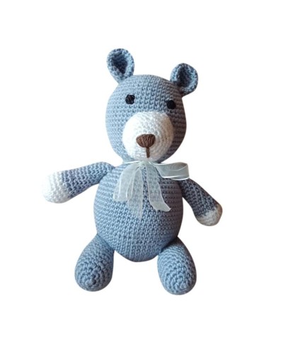 Oso lucas en amigurumi