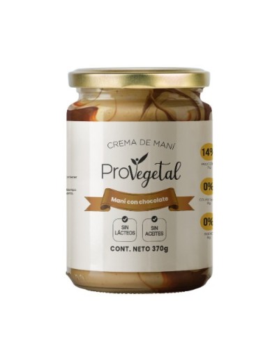 Crema de mani con chocolate 370g