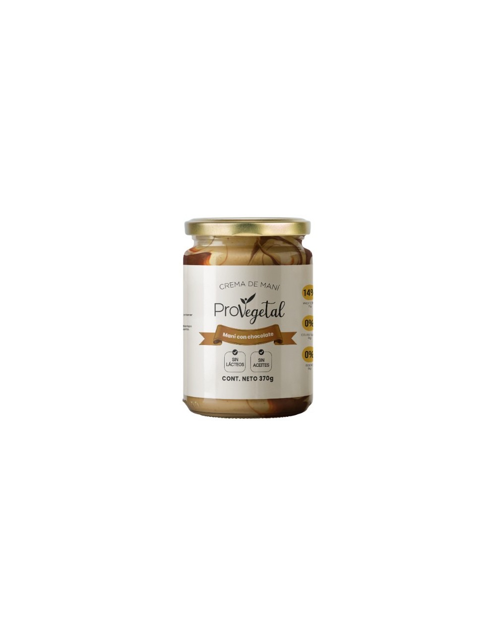 Crema de mani con chocolate 370g