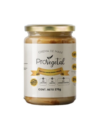 Crema de mani con miel de abejas 370g