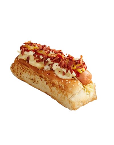 Hot dog gourmet minny swiss tocineta