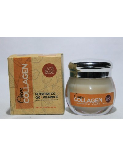 Crema colágeno  co q10  vit e lady rose