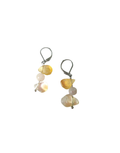 Cuarzo en aretes