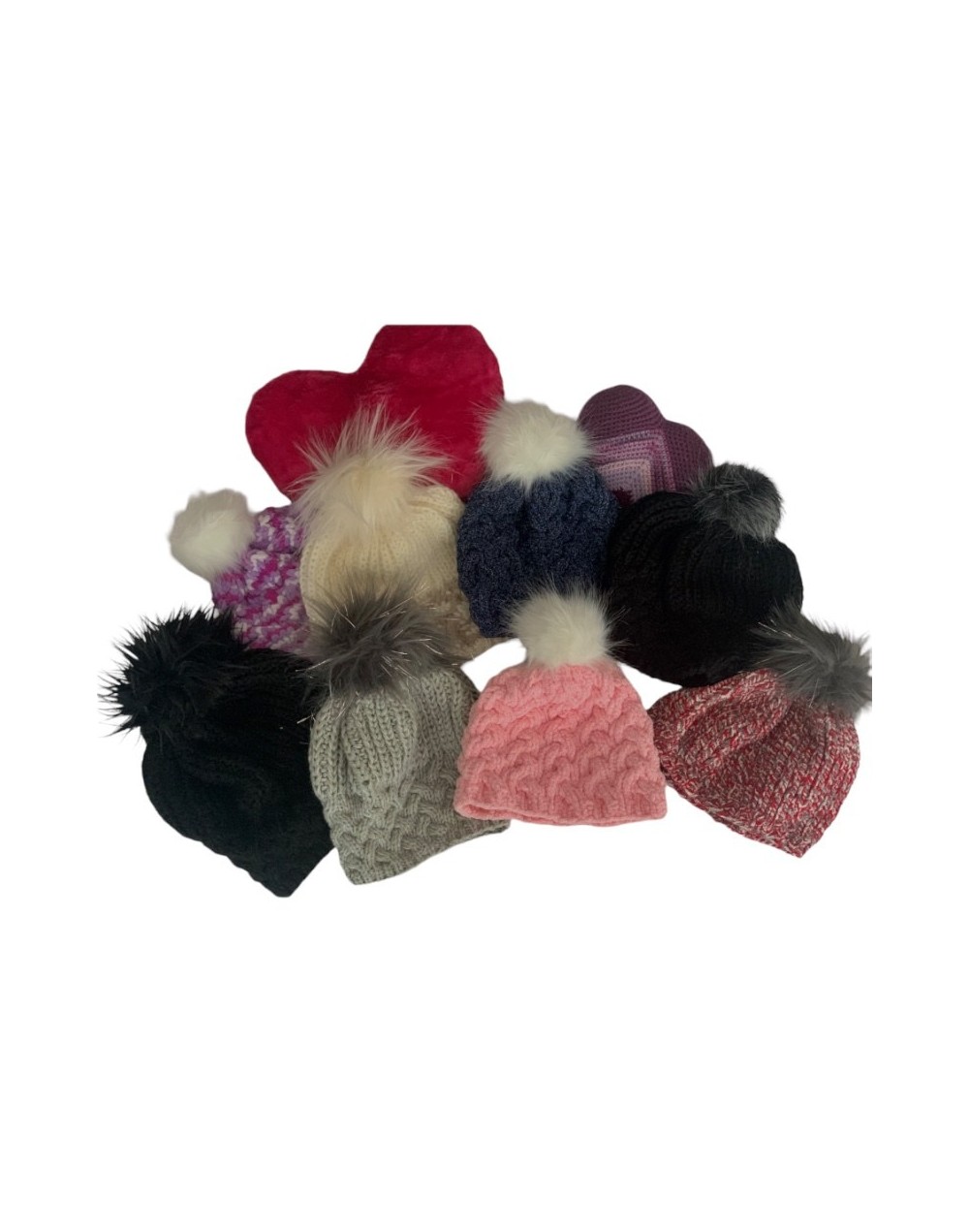 Gorros con bolita tengo frio