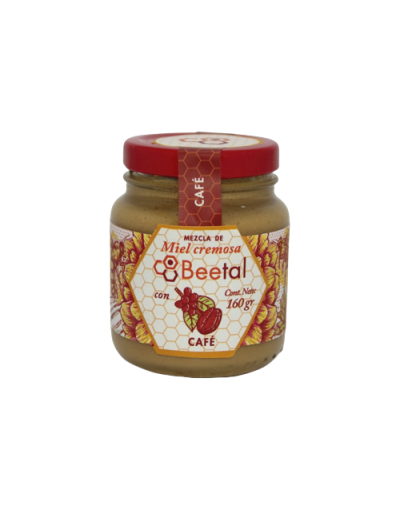 Miel cremosa con café 160 gramos