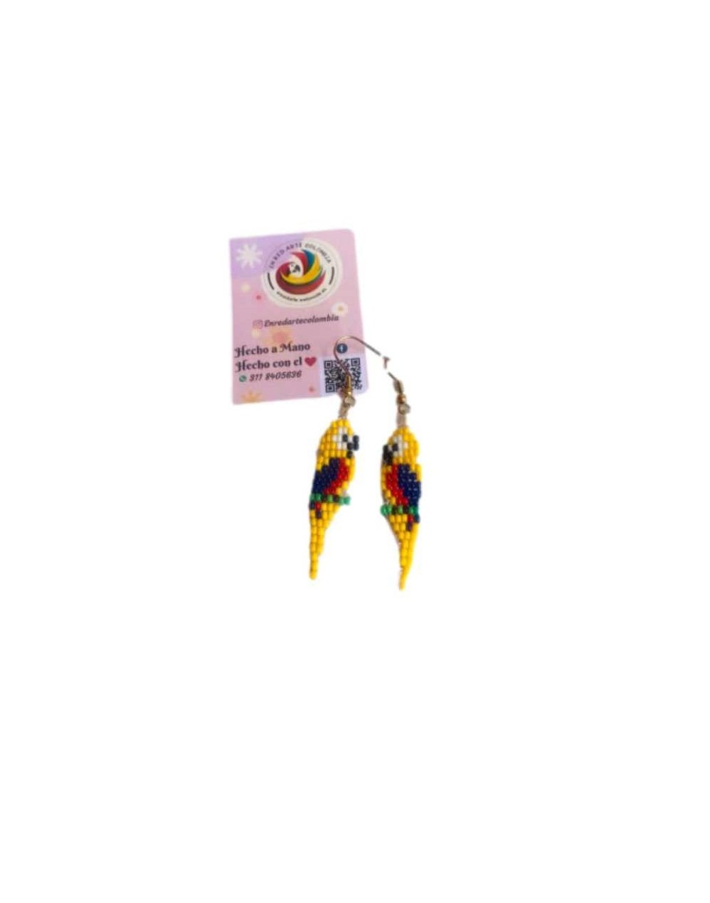Aretes guacamayas
