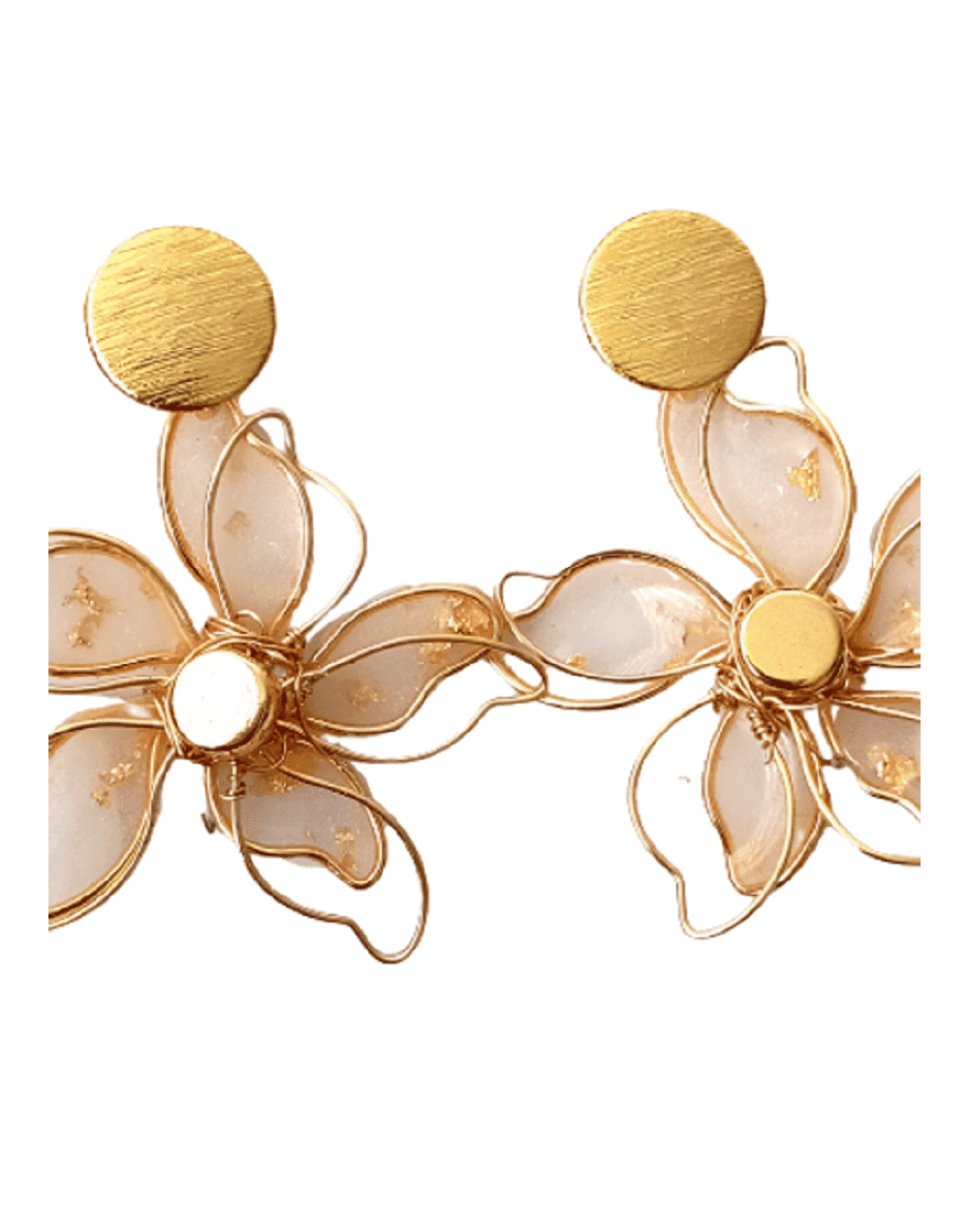Aretes sunflower