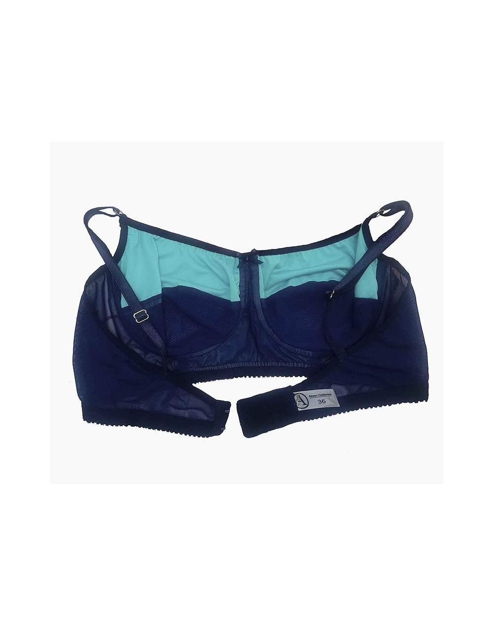 Brasier azul marino