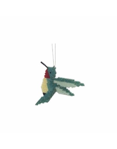 Cadena dije miyuki colibrí diamante