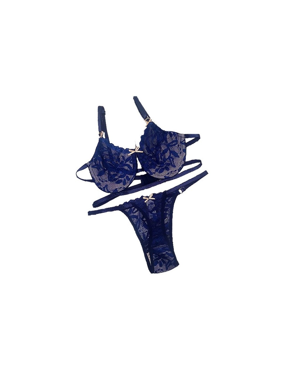 Conjunto azul bicolor
