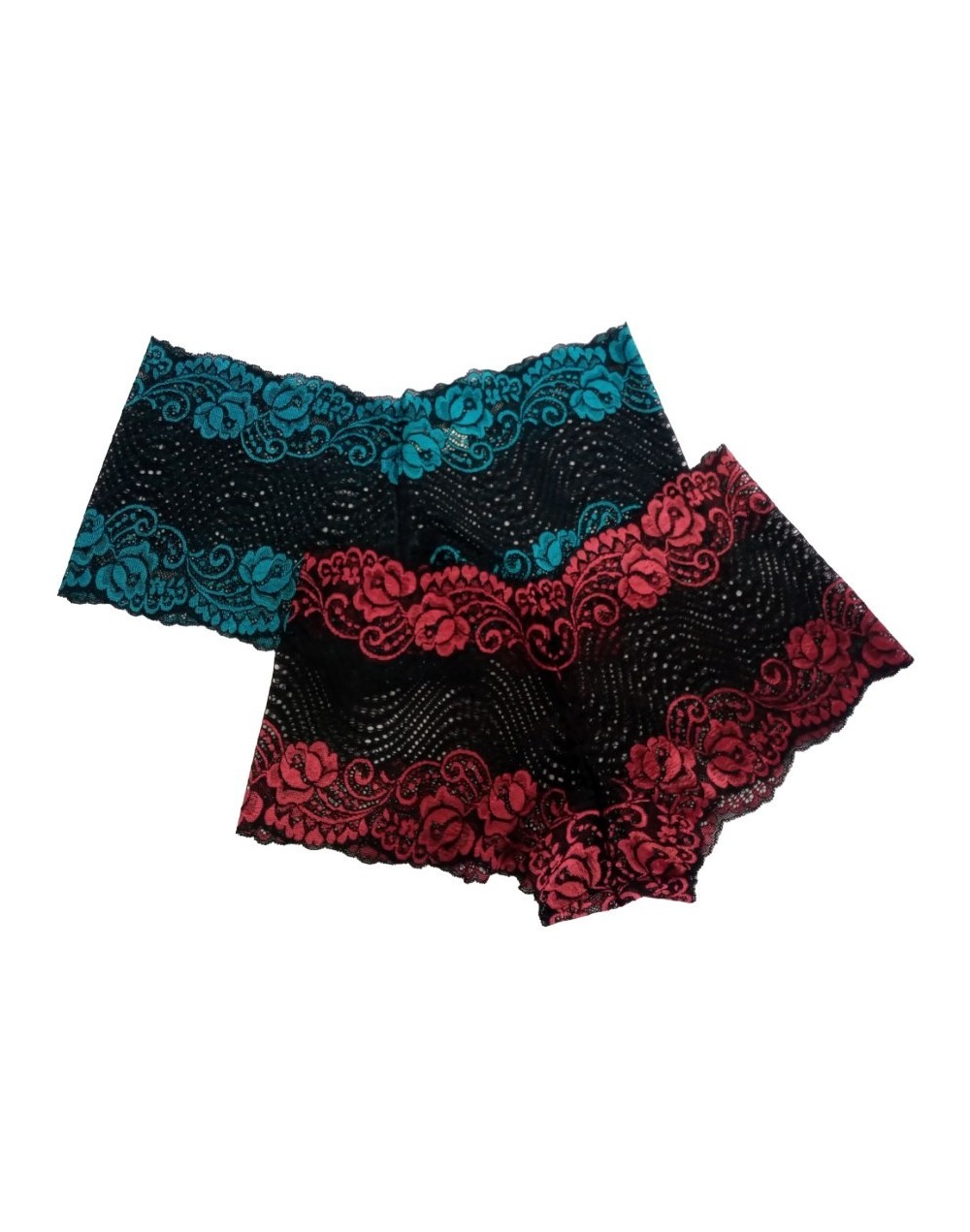 Pack x 2   pantie cachetero bicolor 