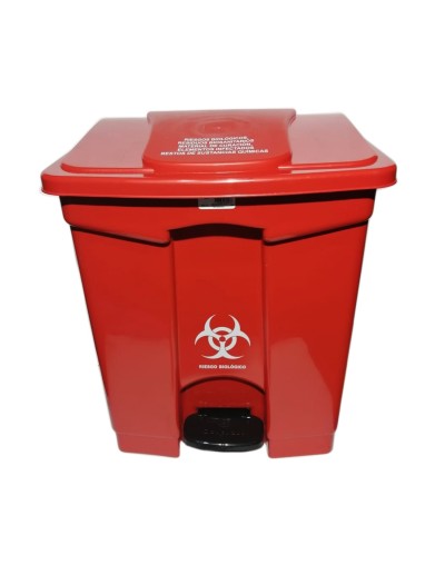Caneca Plástica de 60 Litros de Pedal 