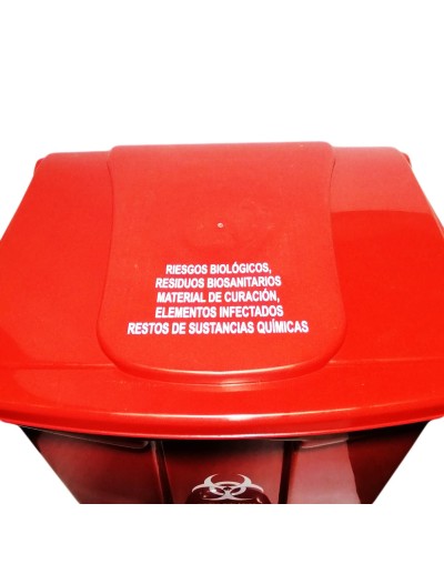 Caneca Plástica de 60 Litros de Pedal 