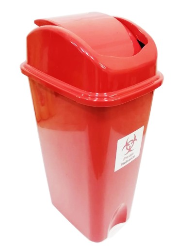 Caneca Plástica de 60 Litros Tapa Vaiven