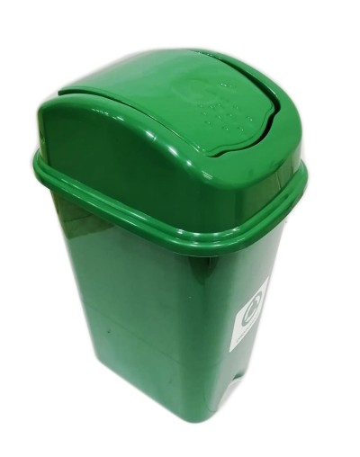 Caneca Plástica de 60 Litros Tapa Vaiven