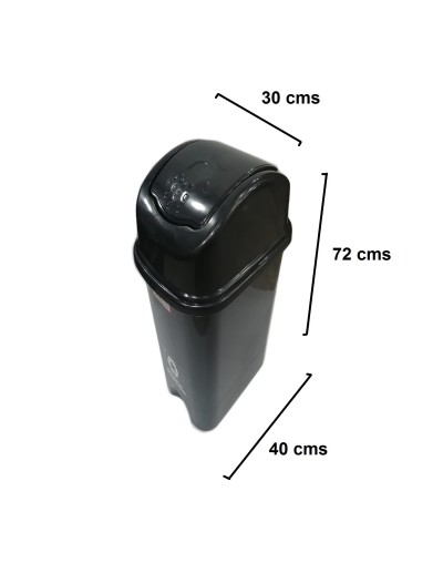 Caneca Plástica de 60 Litros Tapa Vaiven