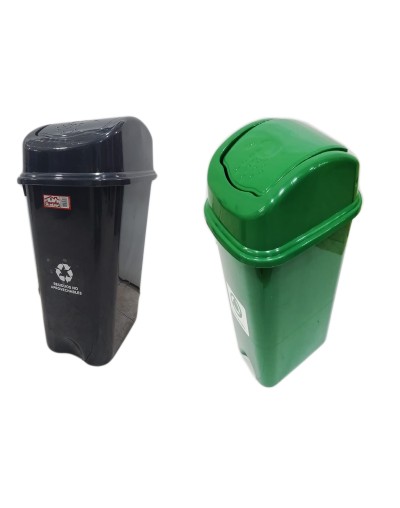 Caneca Plástica de 60 Litros Tapa Vaiven