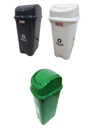 Caneca Plástica de 60 Litros Tapa Vaiven