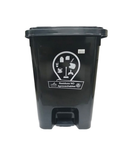 Papelera caneca de 35 litros con apertura pedal nueva norma