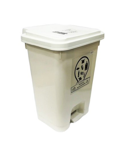 Papelera caneca de 35 litros con apertura pedal nueva norma