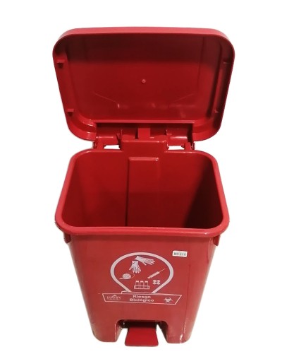 Papelera caneca de 35 litros con apertura pedal nueva norma