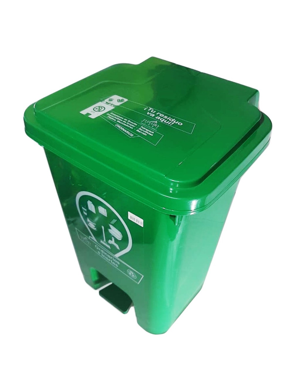 Papelera caneca de 35 litros con apertura pedal nueva norma