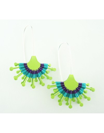 Aretes media luna