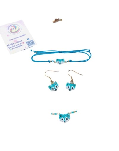 Set de lobos azules