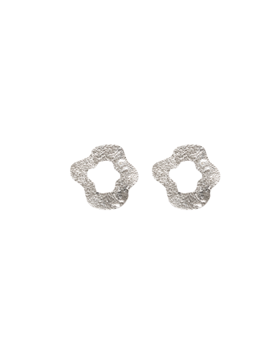 Aretes reticulado círculo