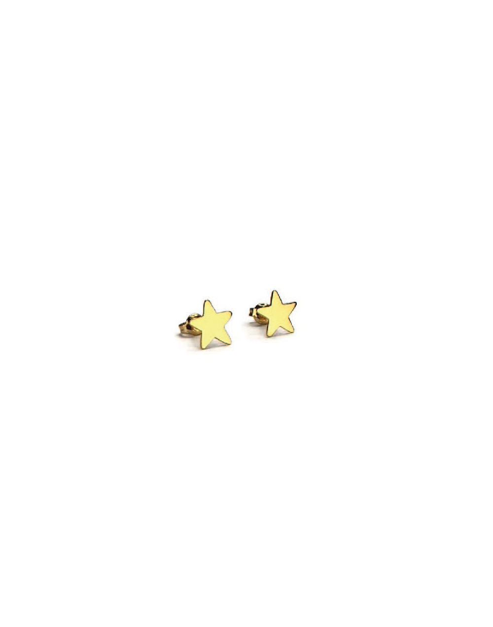Aretes estrella dorada