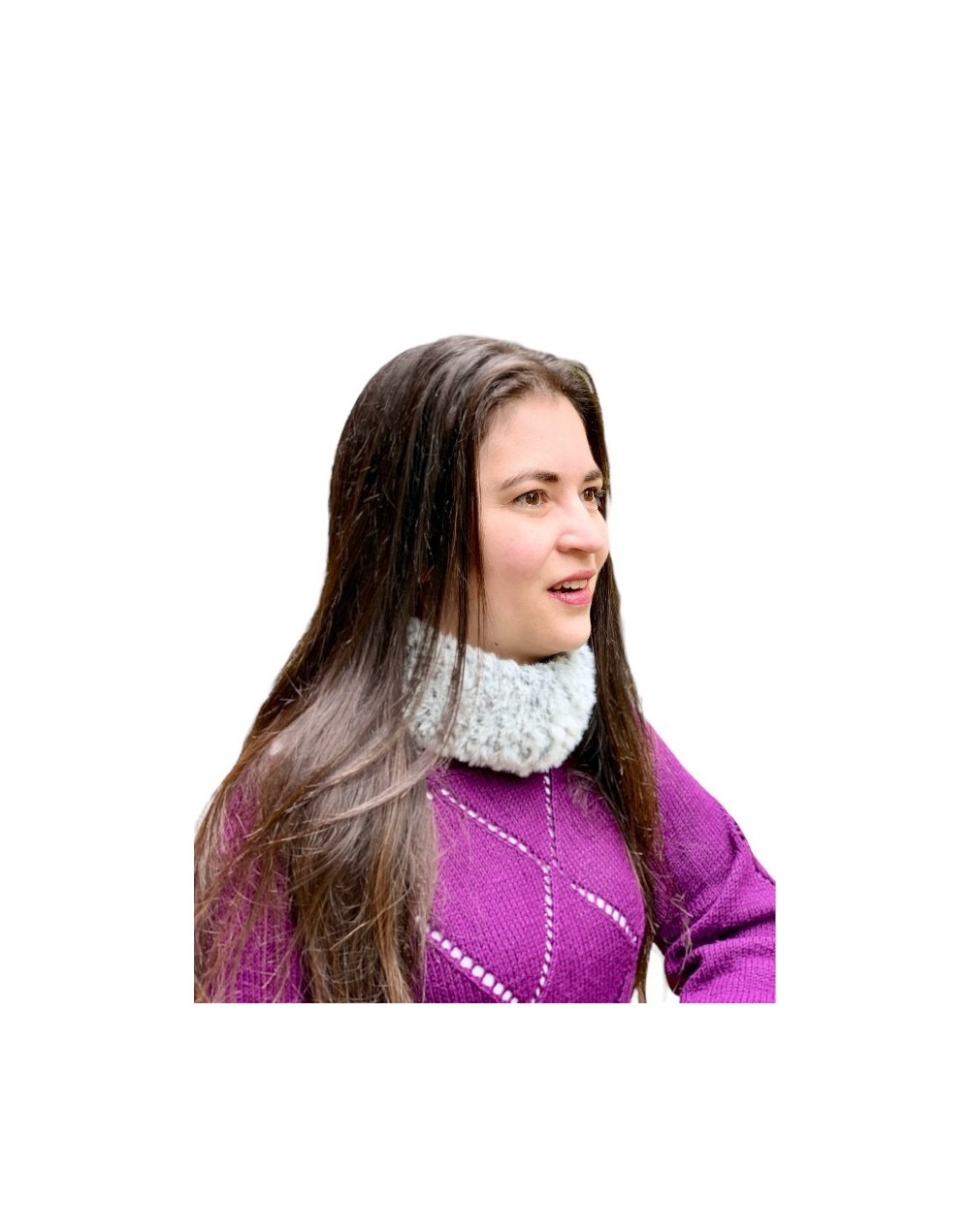 Cuellos y puños tejidos tengo frio