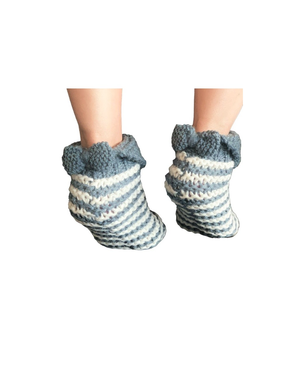 Zapatos tejidos tengo frio