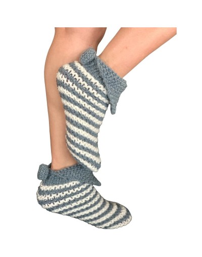 Zapatos tejidos tengo frio
