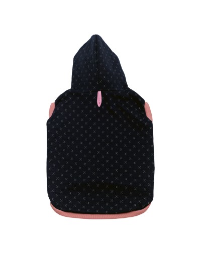 Buso Urbano con Capota Talla L Peludita Ref Botón Rosado
