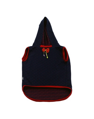 Buso Urbano con Capota Talla L Peludita Ref Moño Rojo