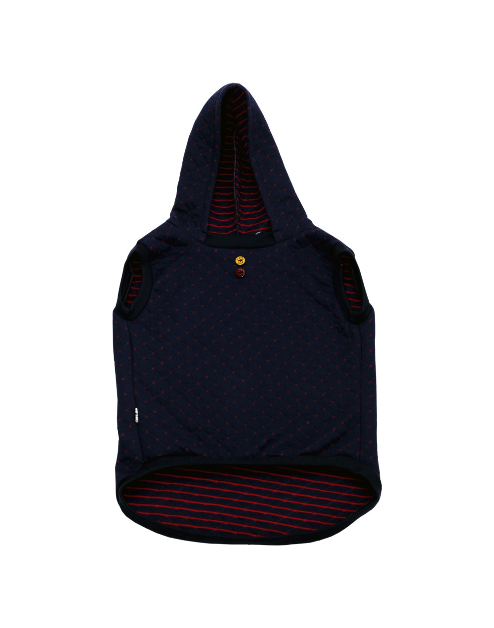 Buso Urbano con Capota Talla L Peludito Ref Botón Dino Amarillo y Rojo